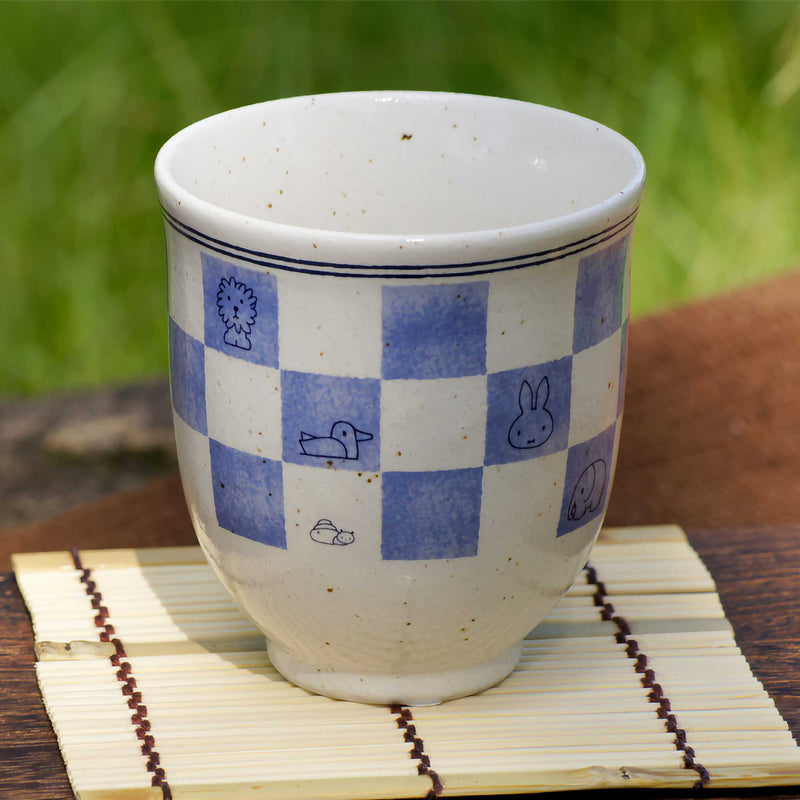 Kaneshotouki Dick Bruna Miffy Checkered Tea Cup