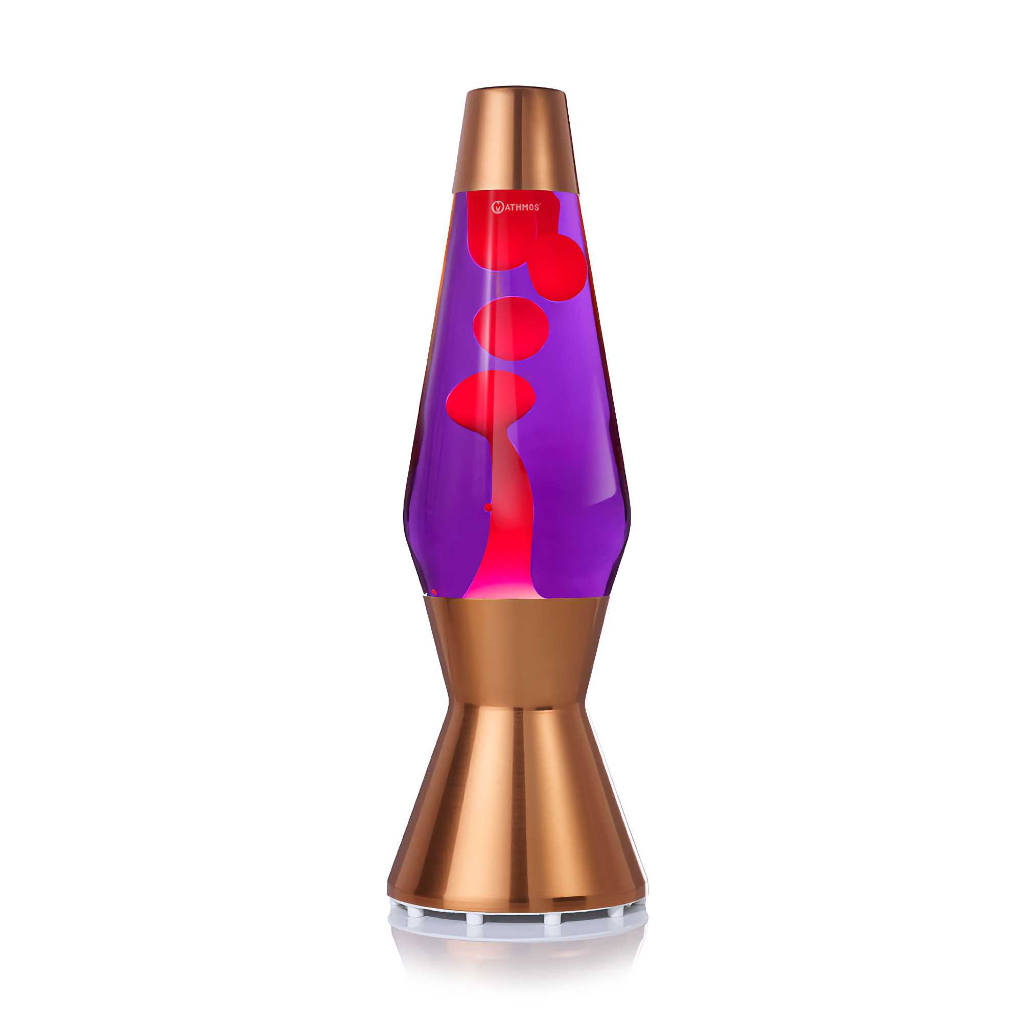 Mathmos Astro Copper Lava Lamp, violet/red (43 cm)