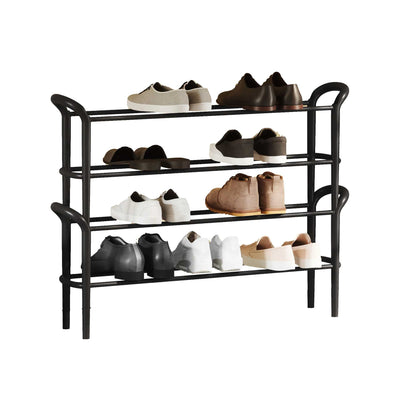 Umbra Shoestack shoe rack, matte black (set of 2)