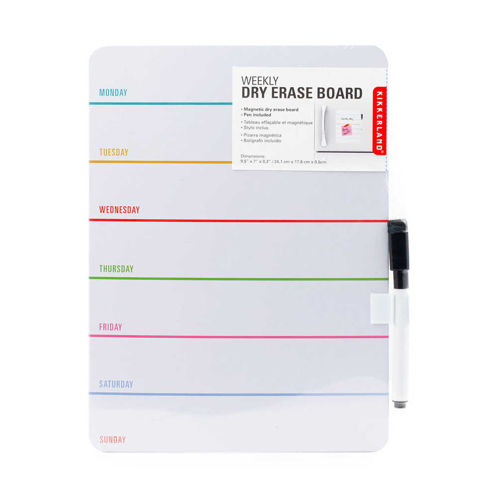 Kikkerland Daily Dry Erase Board