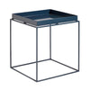 Hay Tray side table M, Deep Blue High Gloss (40x40 cm)