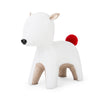 Zuny Bookend Red Pom Pom Deer Pipi, white/pearl gold