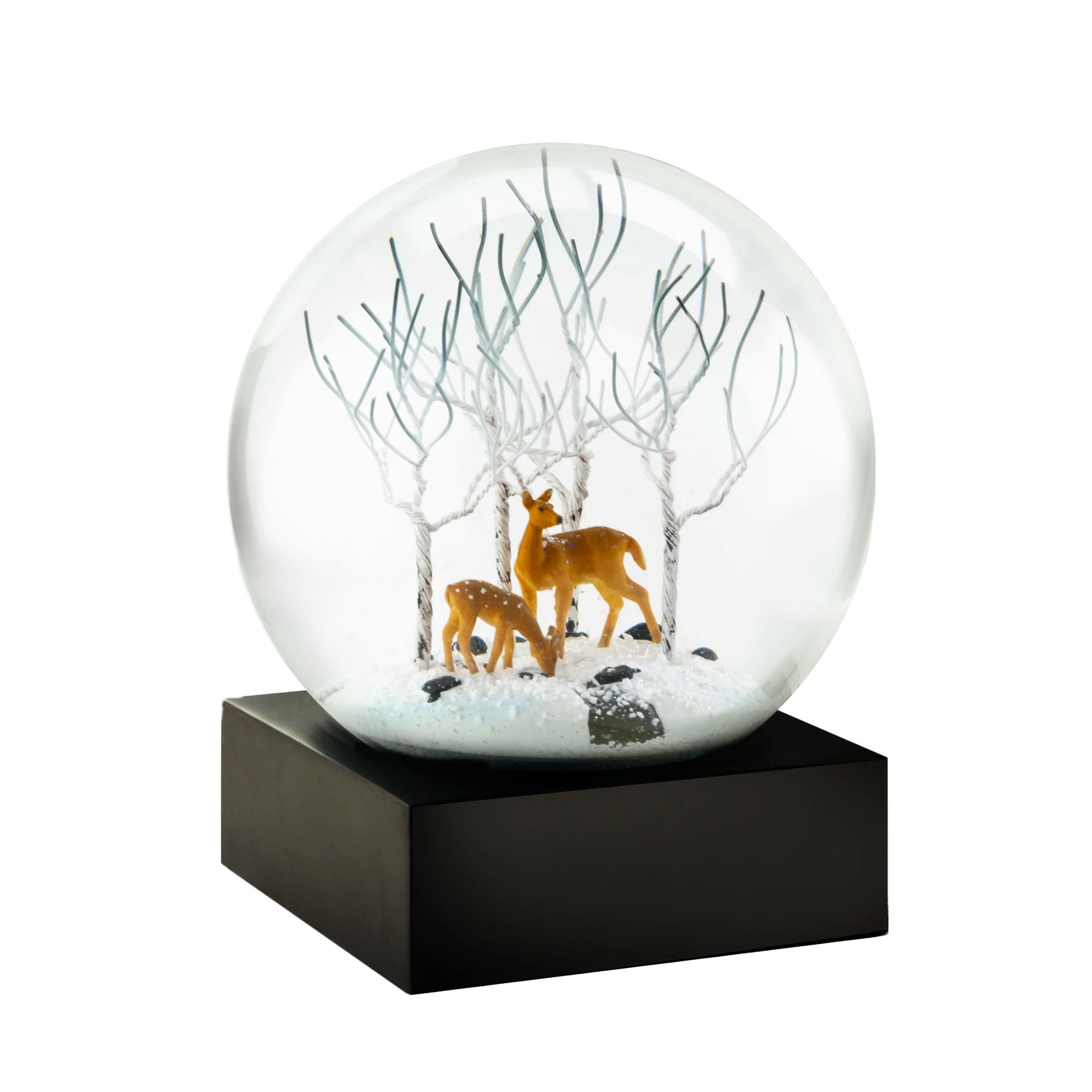 Cool Snow Globes Deer in Woods Snow Globe