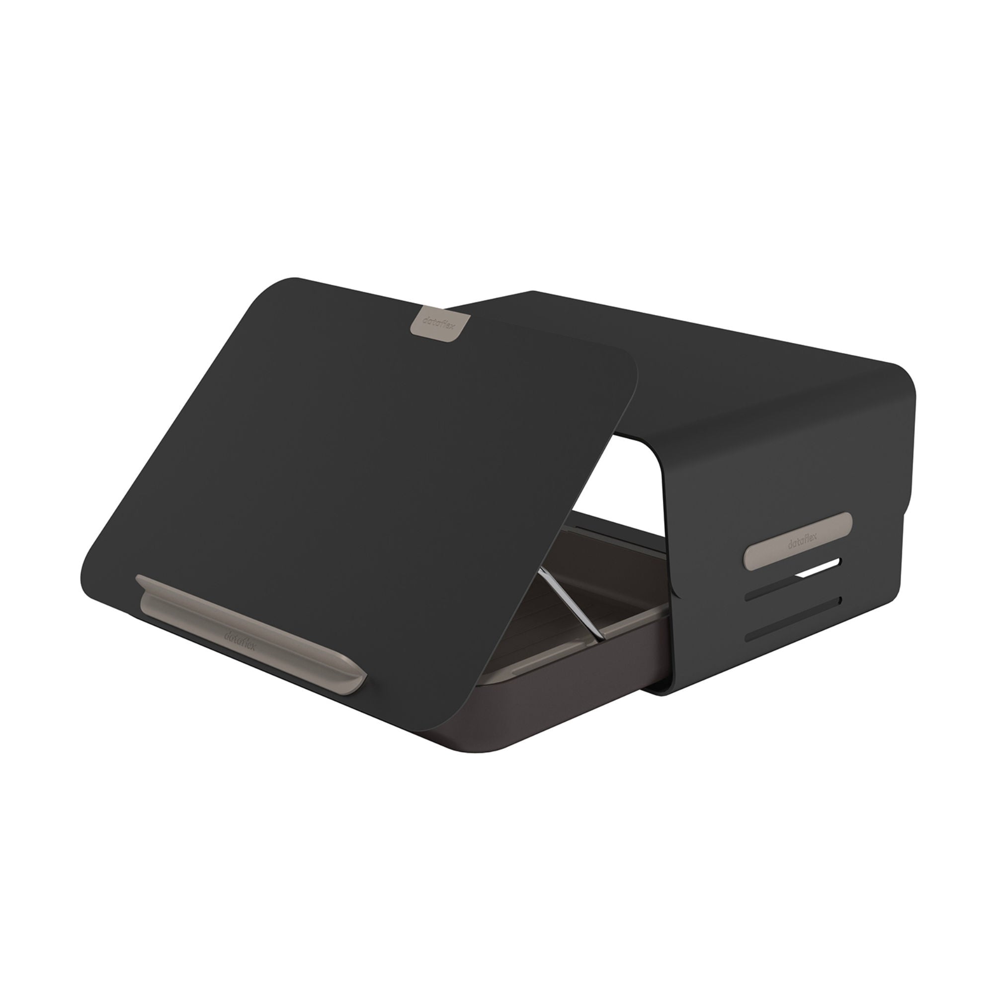 Dataflex Addit Bento® Ergonomic Desk Combo , Black