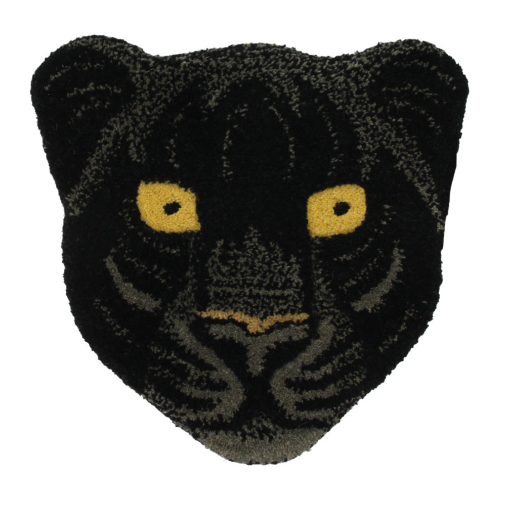 Doing Goods head rug, black panther