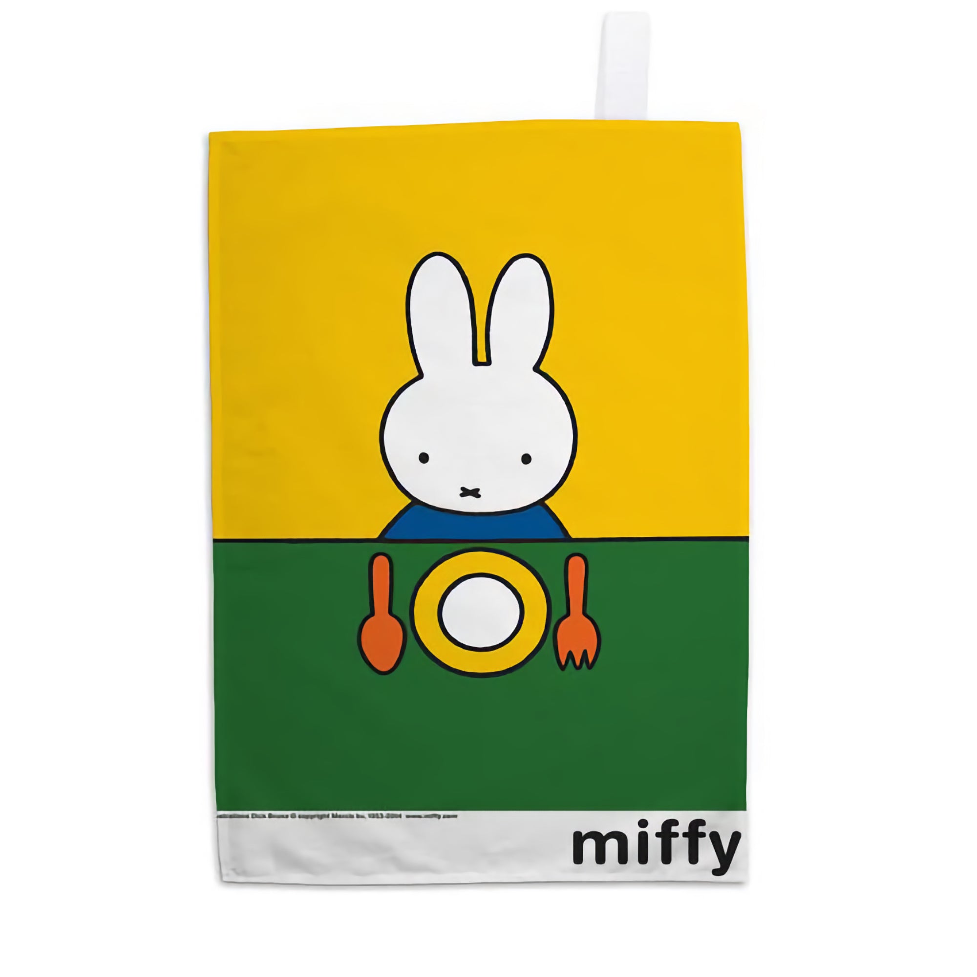 Star Editions Miffy tea towel, dinner
