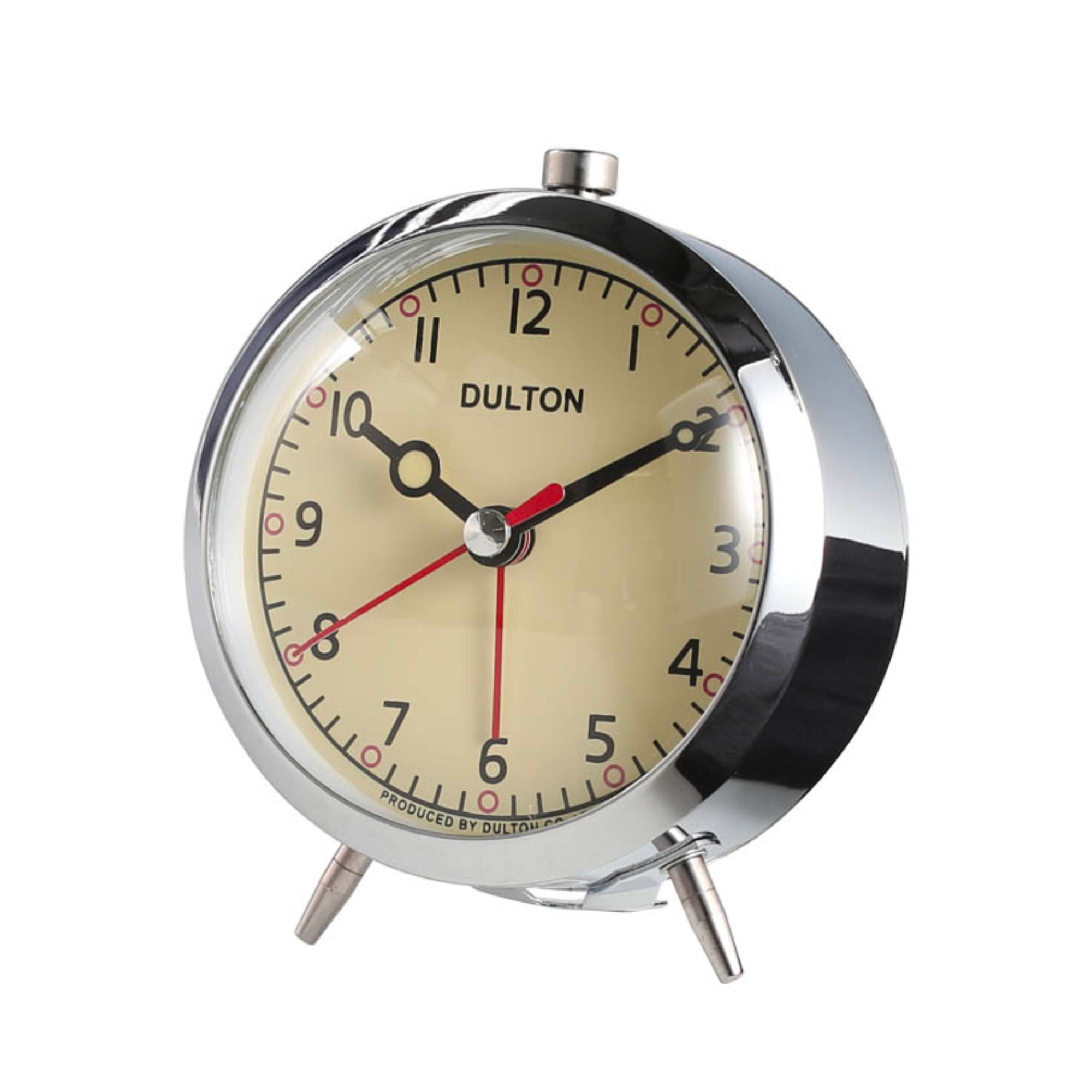Dulton Alarm Clock , Chrome