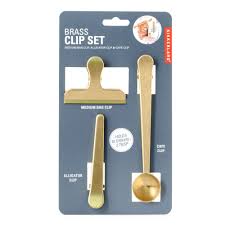 Kikkerland Brass Clip