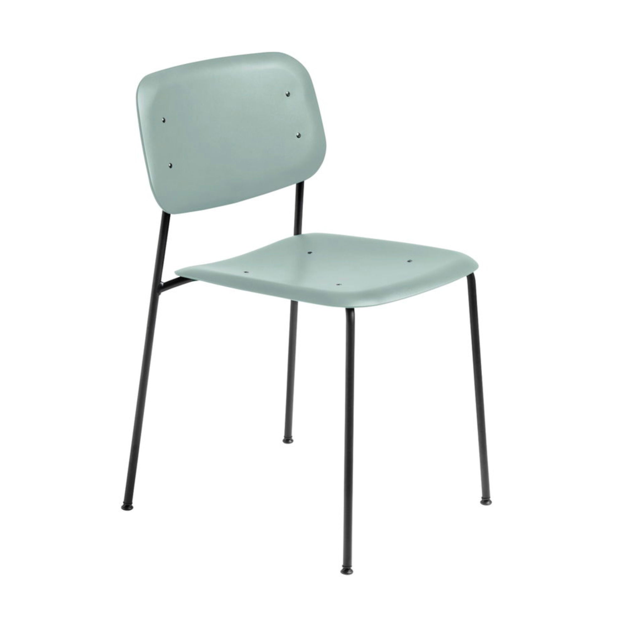 Hay Soft Edge P10 chair, dusty green/black