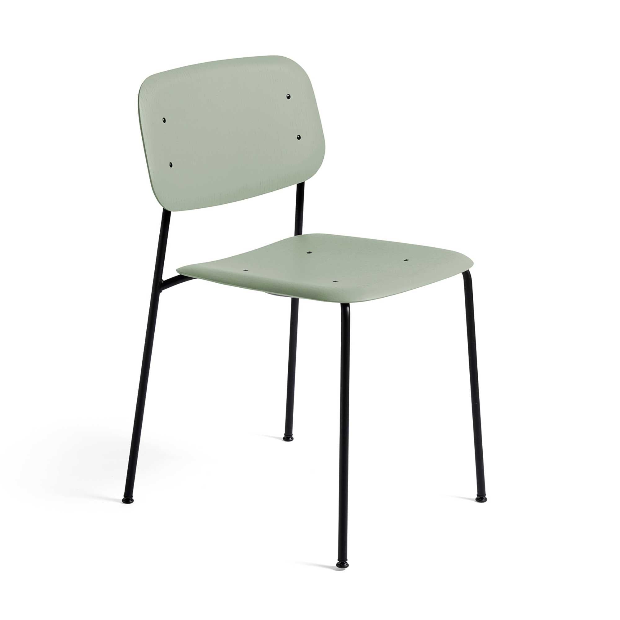 Hay Soft Edge 10 chair, dusty green/black