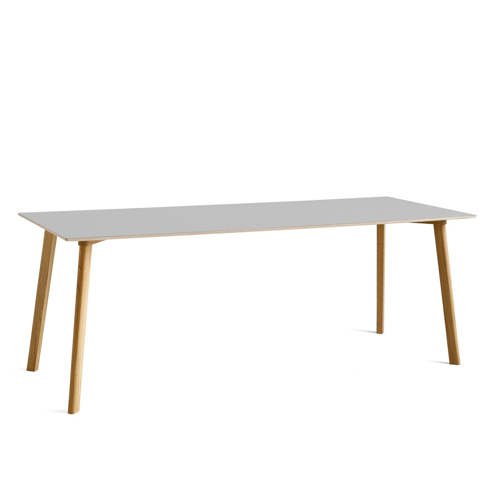 CPH Deux 210 table L200 x W75 , Dusty grey - Matt lacquered oak