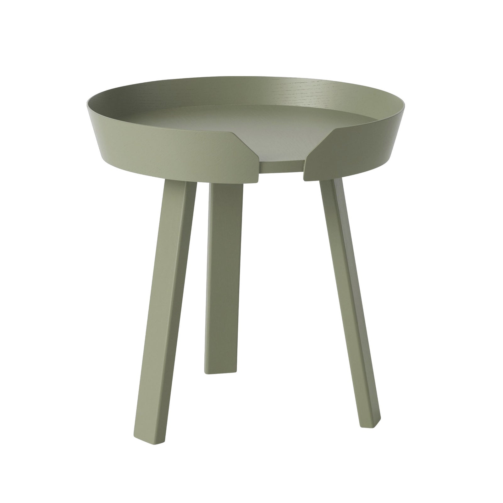 Muuto Around Ø45 coffee table, dusty green