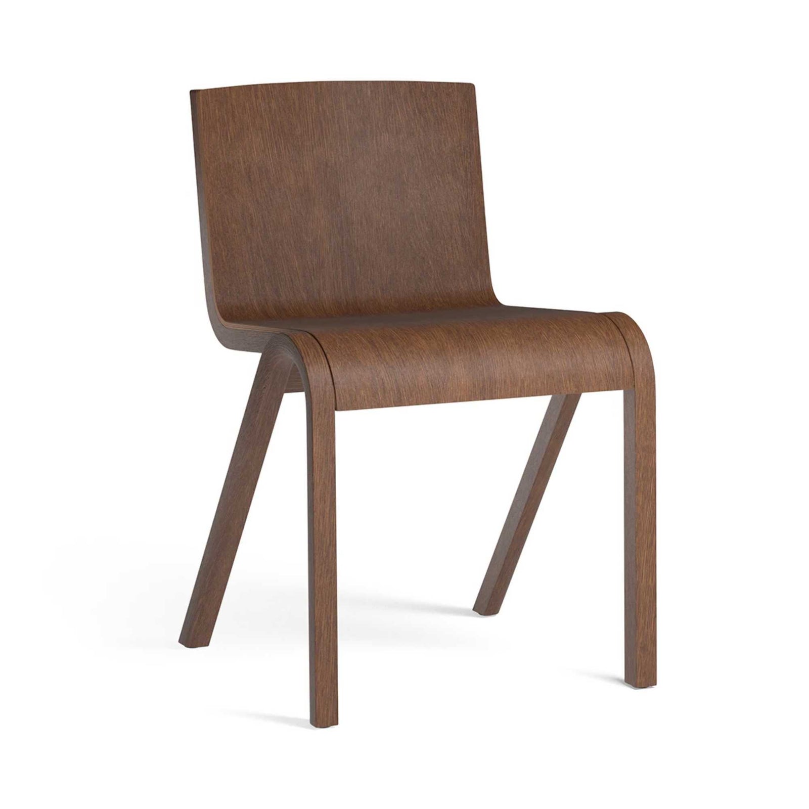 Audo Ready dining chair, red stained oak