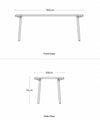 Blu Dot Branch 76" dining table, oak/grey (194x84cm)