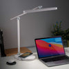 Q.LED2 desk lamp with fast wireless charger, white