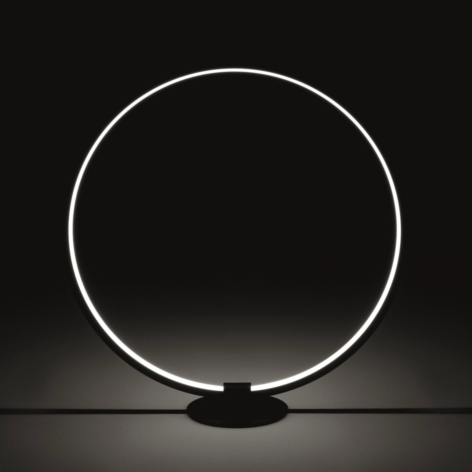 Egoluce Lancia Tonda Table Lamp Dia50 , Black