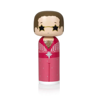 Lucie Kaas Kokeshi Doll, Elton in pink (15 cm)