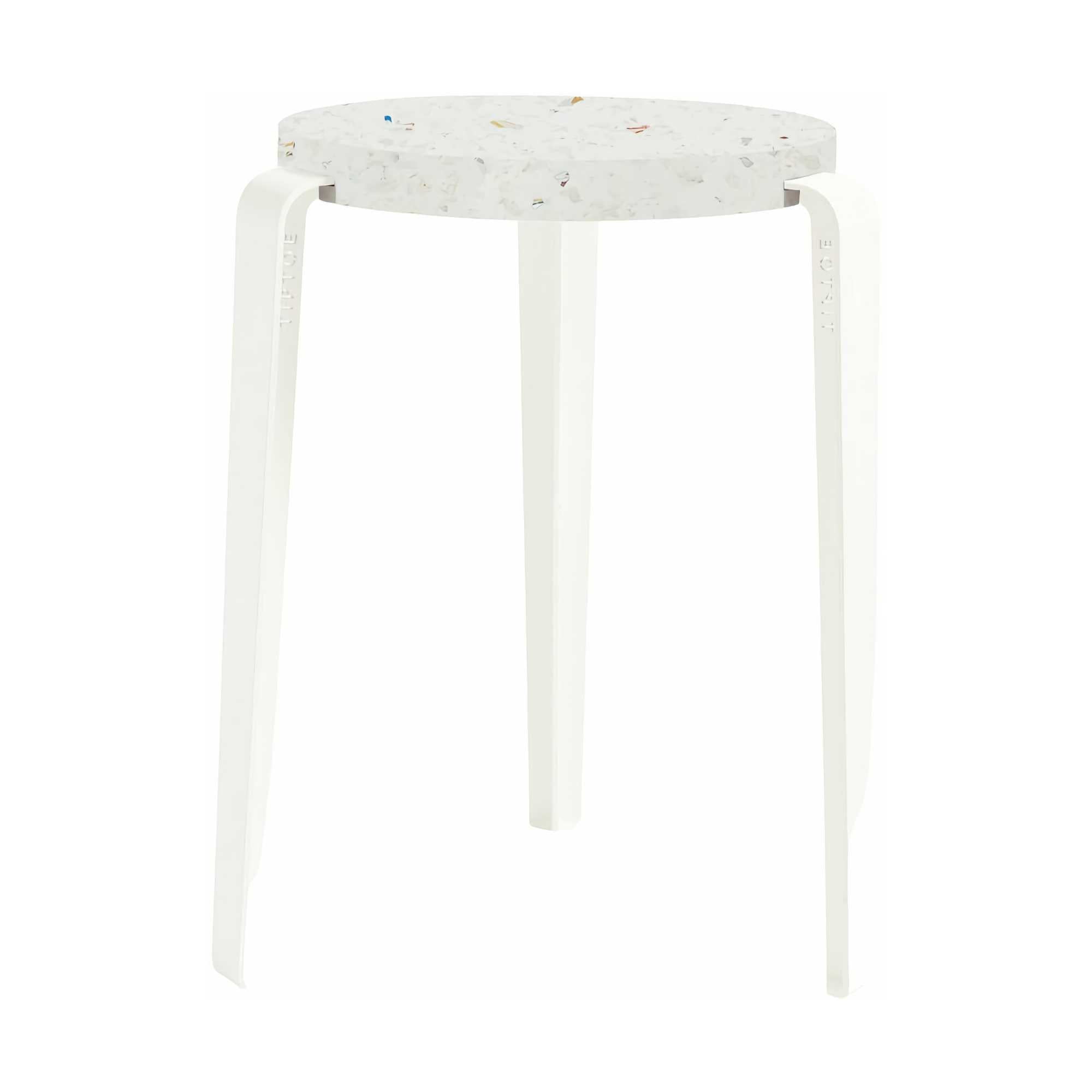 Tiptoe Lou stool, venezia/cloudy white (45cm)