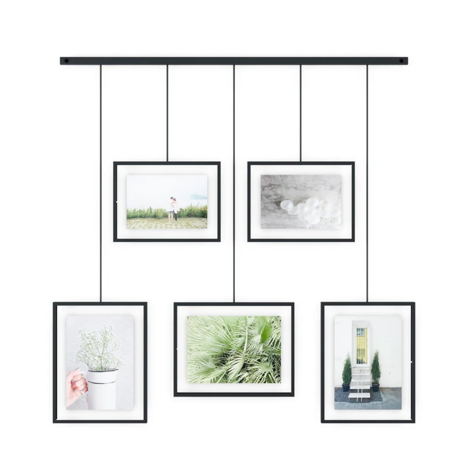 Umbra Exhibit picture frame (set of 5), black