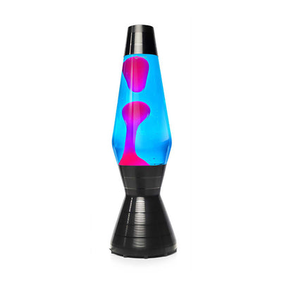 Mathmos Astro Vinyl lava lamp, blue/pink (43 cm)