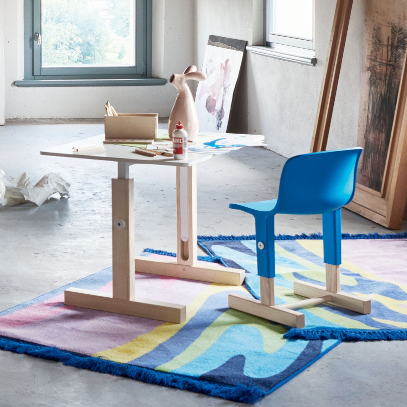 Magis Little Big Kids Table & Chair Set