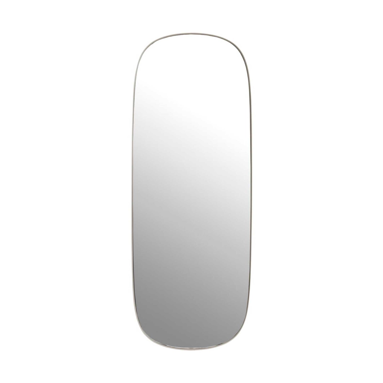Muuto Framed wall mirror 118x45, grey/clear glass