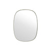 Muuto Framed mirror small, grey/clear glass (59x44 cm)