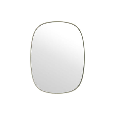 Muuto Framed mirror small, grey/clear glass (59x44 cm)