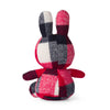 Miffy Sitting Check (33cm) , Red/Blue