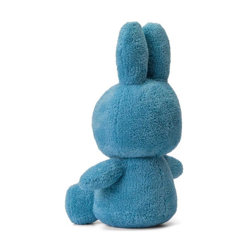 Miffy Sitting Terry Soft Toy, Ocean Blue (33 cm)