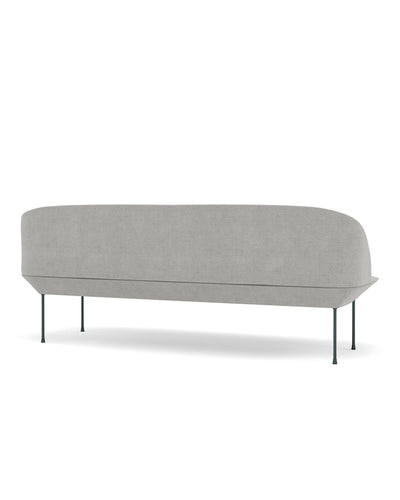 Muuto Oslo sofa 3-seater, fiord151/dark grey