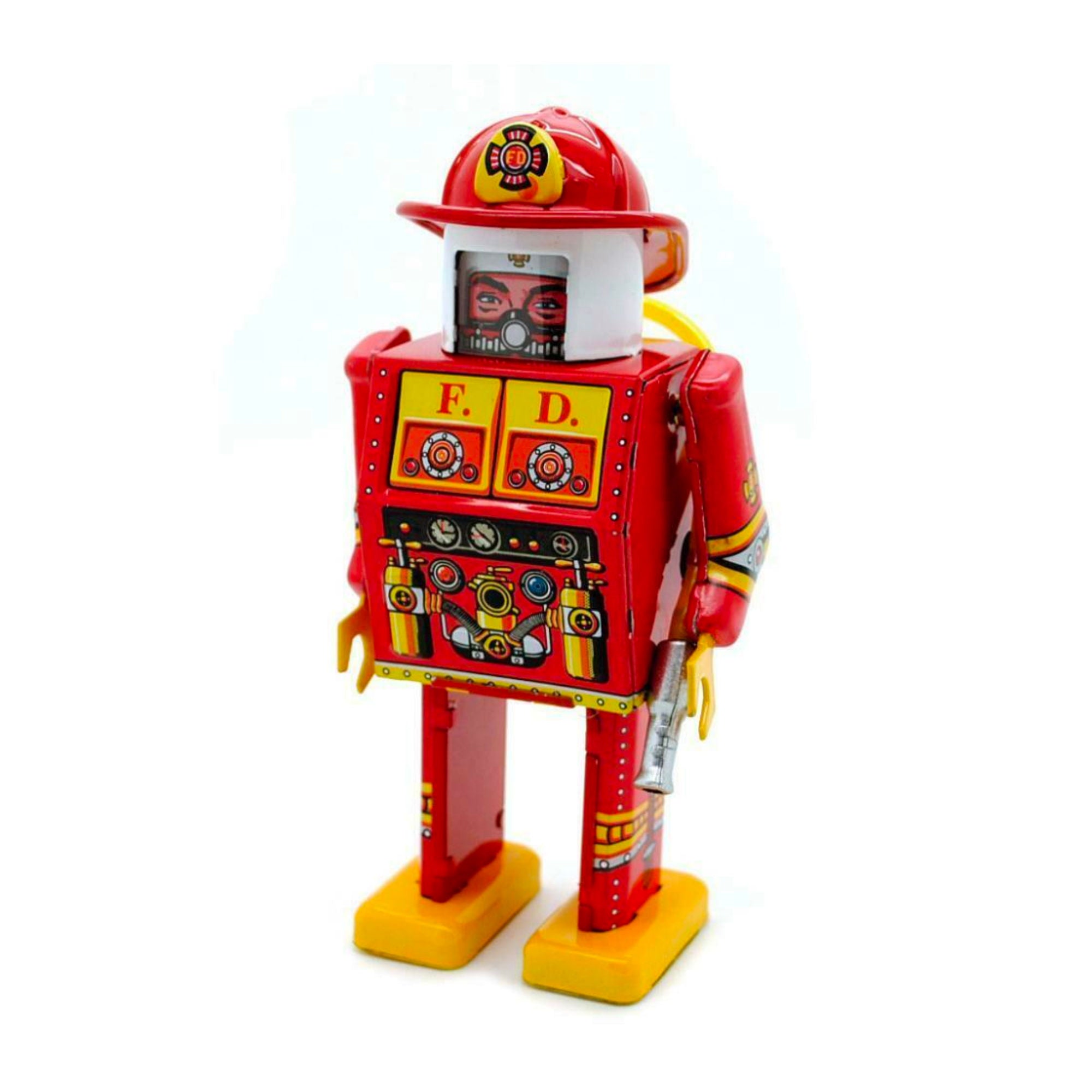 Saint John Robot Fire Captain Windup Toy
