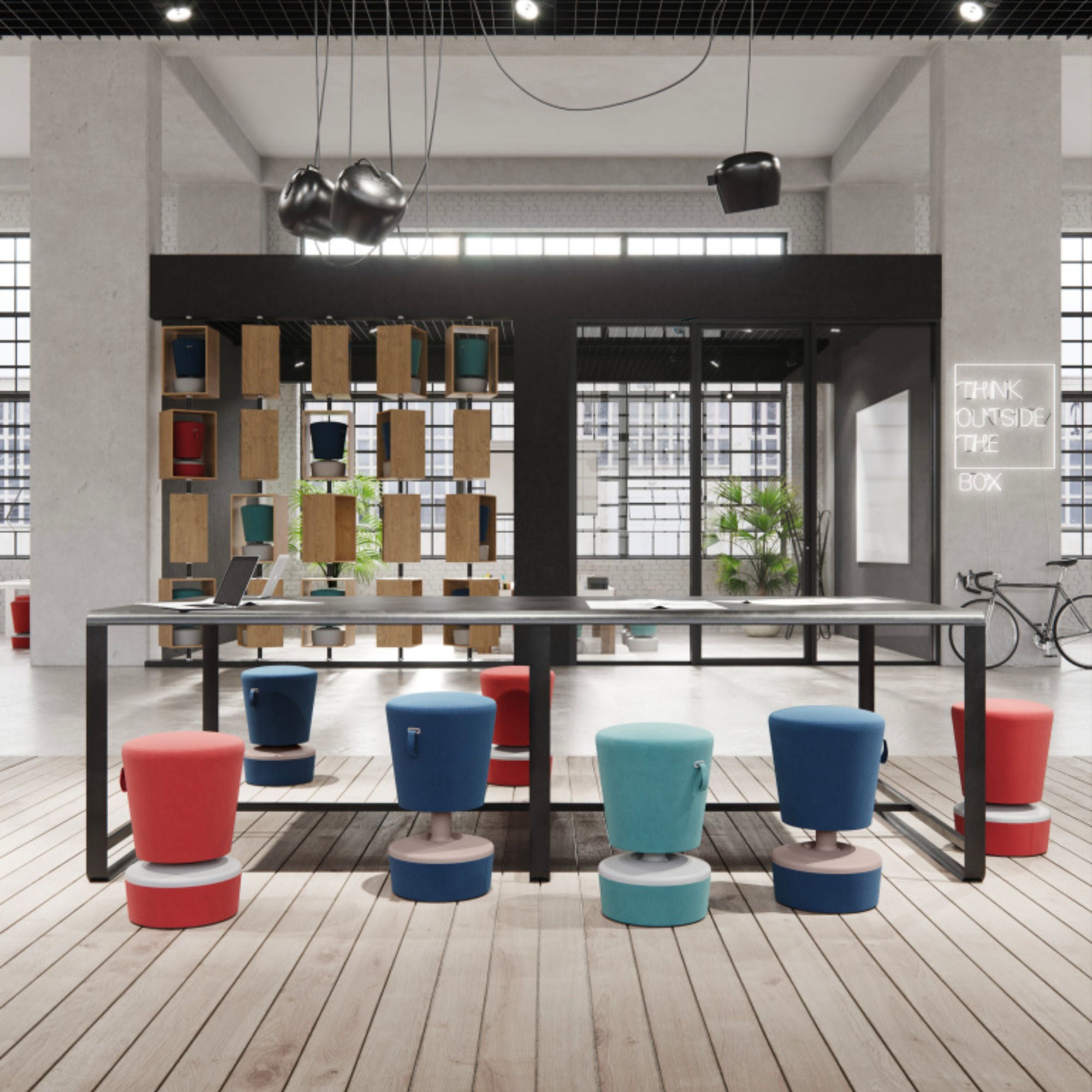 Profim Mickey Ergonomic Stool, tonica2 933/grey