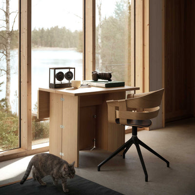 Design House Stockholm Flip Folding Table XS, black (W90xD90xH73cm)