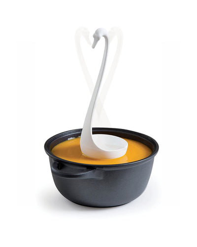 Ototo Design Swanky floating ladle, white
