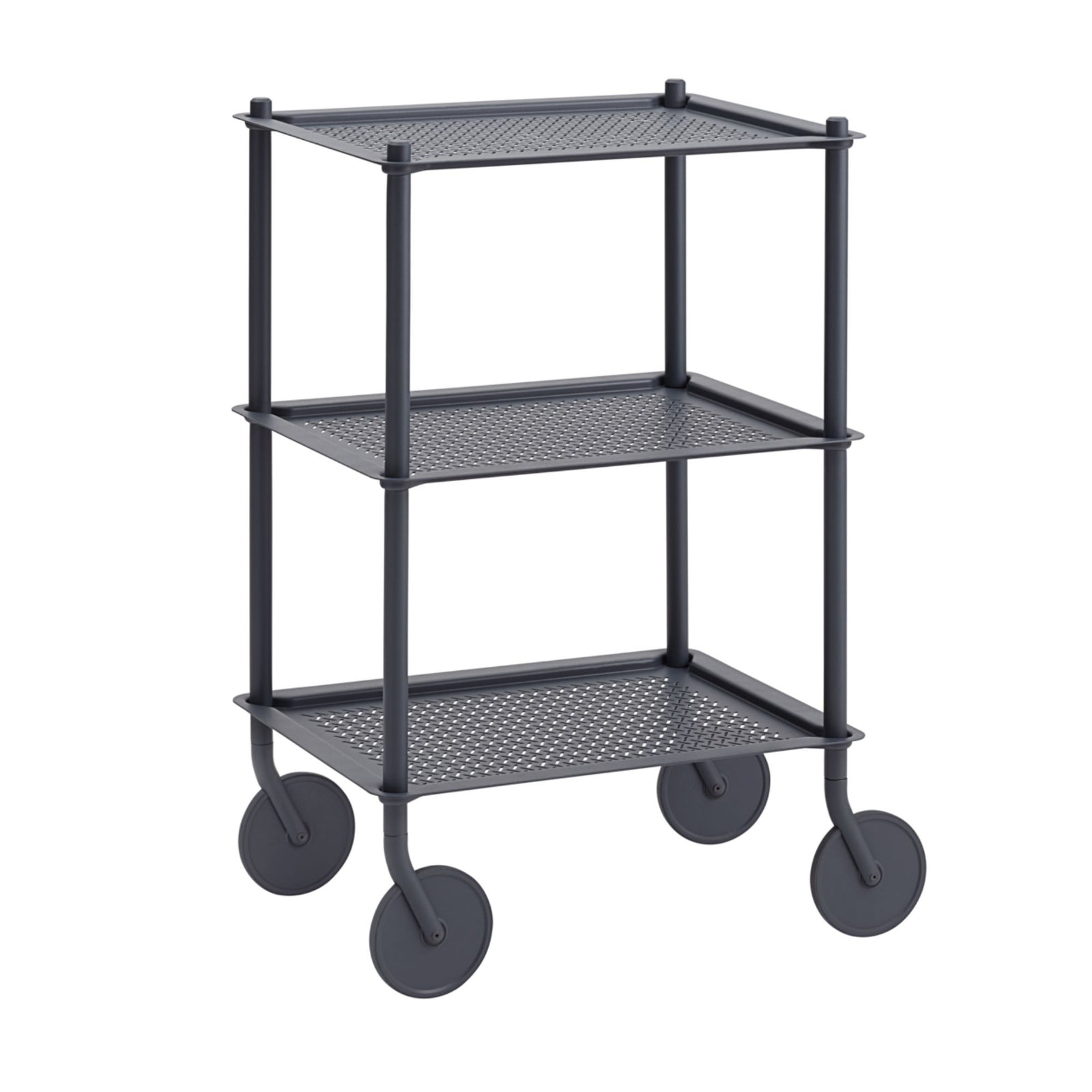 Muuto Flow 3-Layer trolley, blue grey