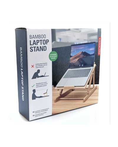 Kikkerland Bamboo Laptop Stand