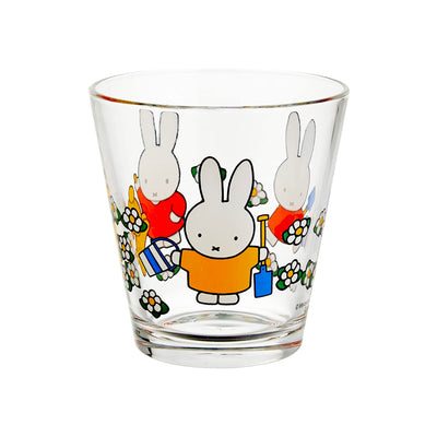 Dick Bruna x Space Joy Miffy drinking glass, garden (250 ml)