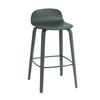 Muuto Visu counter stool, dark green/dark green (65 cm)