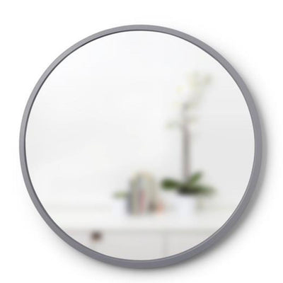 Umbra Hub Round Mirror, Grey (Ø60cm)