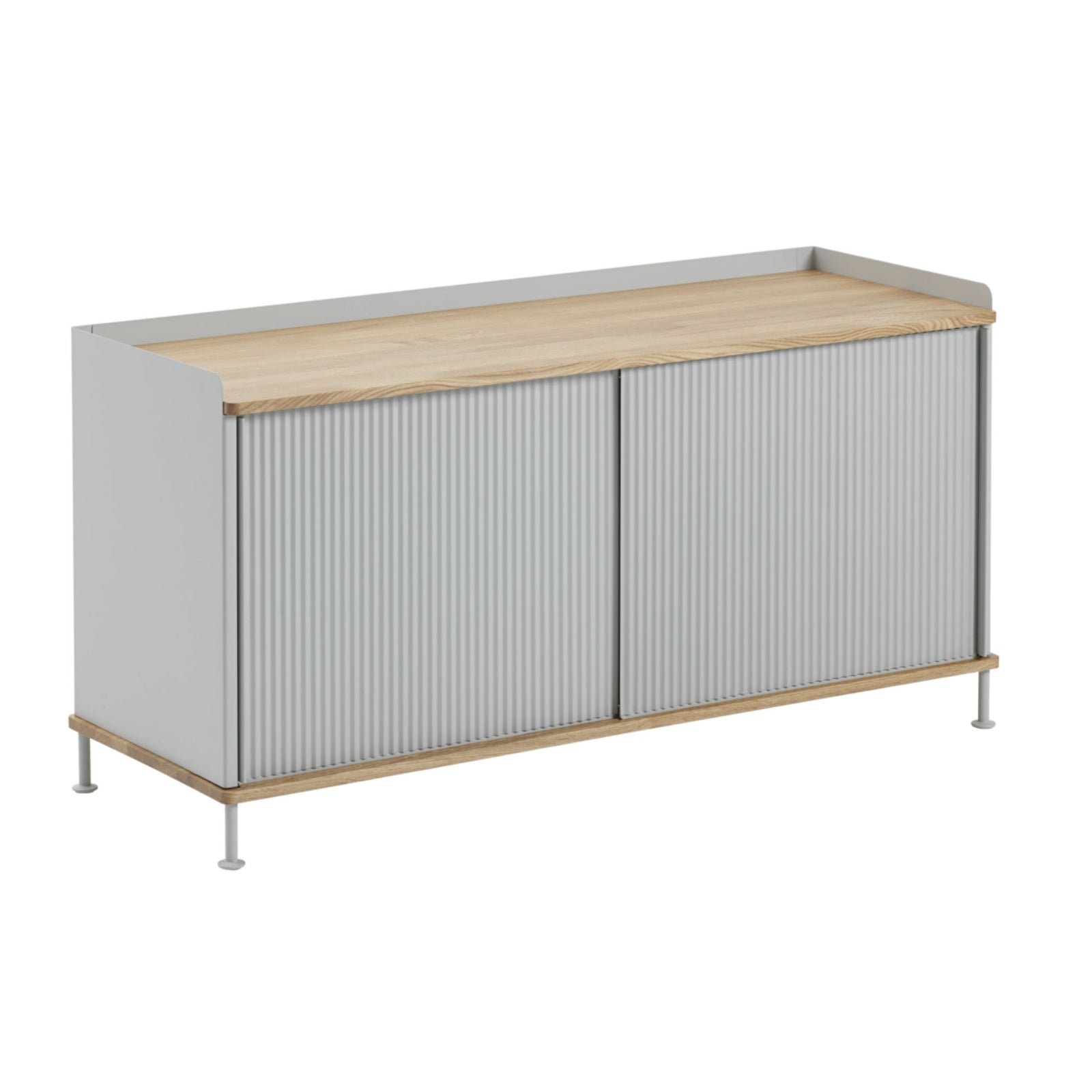 Muuto Enfold Sideboard Low (w124.5xd45xh62cm) , Oak/Grey