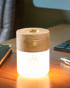 Gingko Smart Diffuser Lamp , White Ash