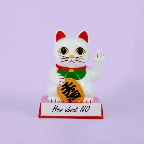 Locomocean Cattitude Lucky Cat with Interchangeable Hands