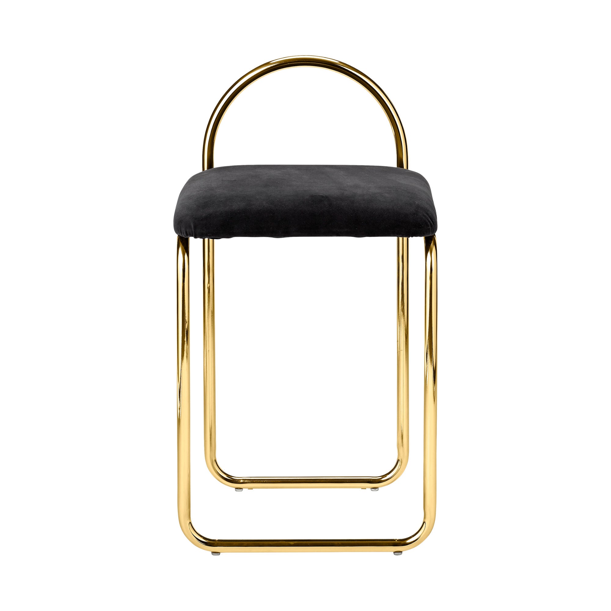 AYTM Angui chair, anthracite/gold