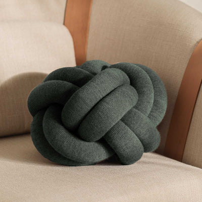 Design House Stockholm Knot cushion, forest green