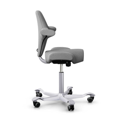 HAG Capisco 8106 ergonomic chair, grey/silver
