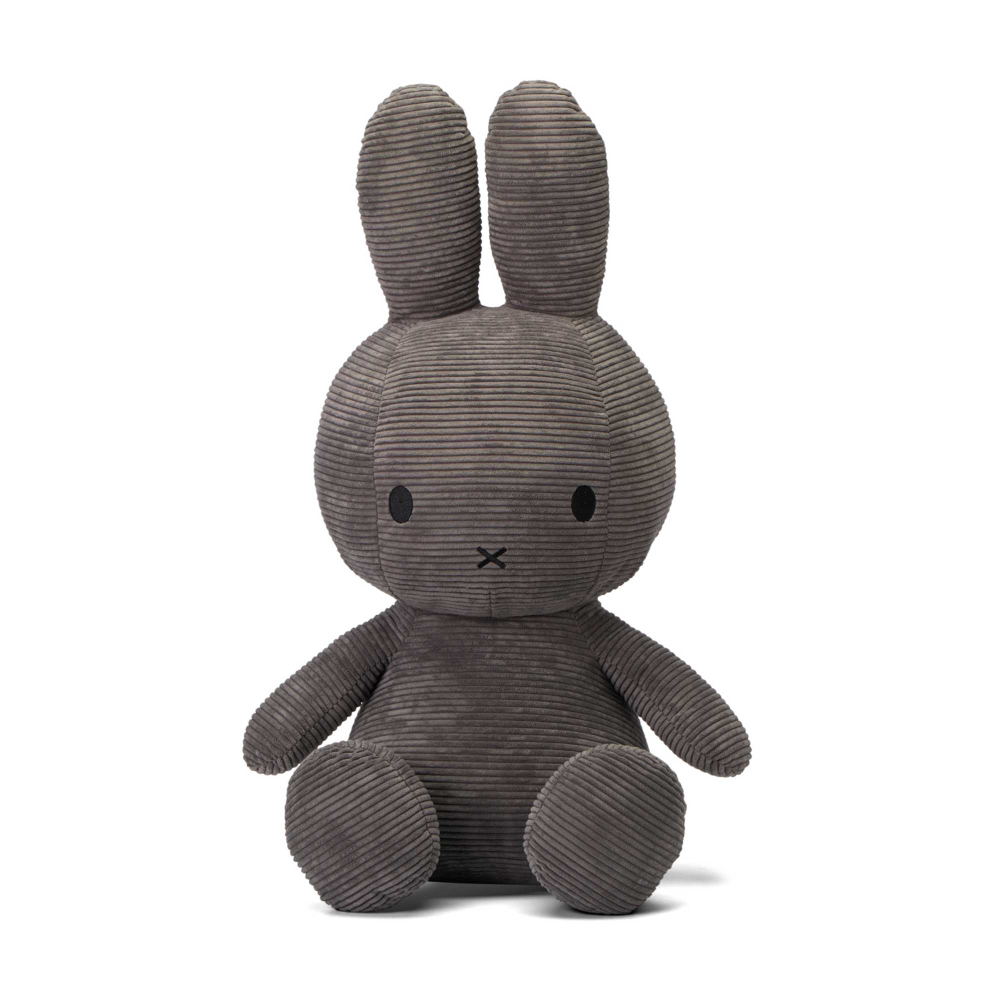 Miffy Corduroy Plush Soft Toy, Grey (70cm)