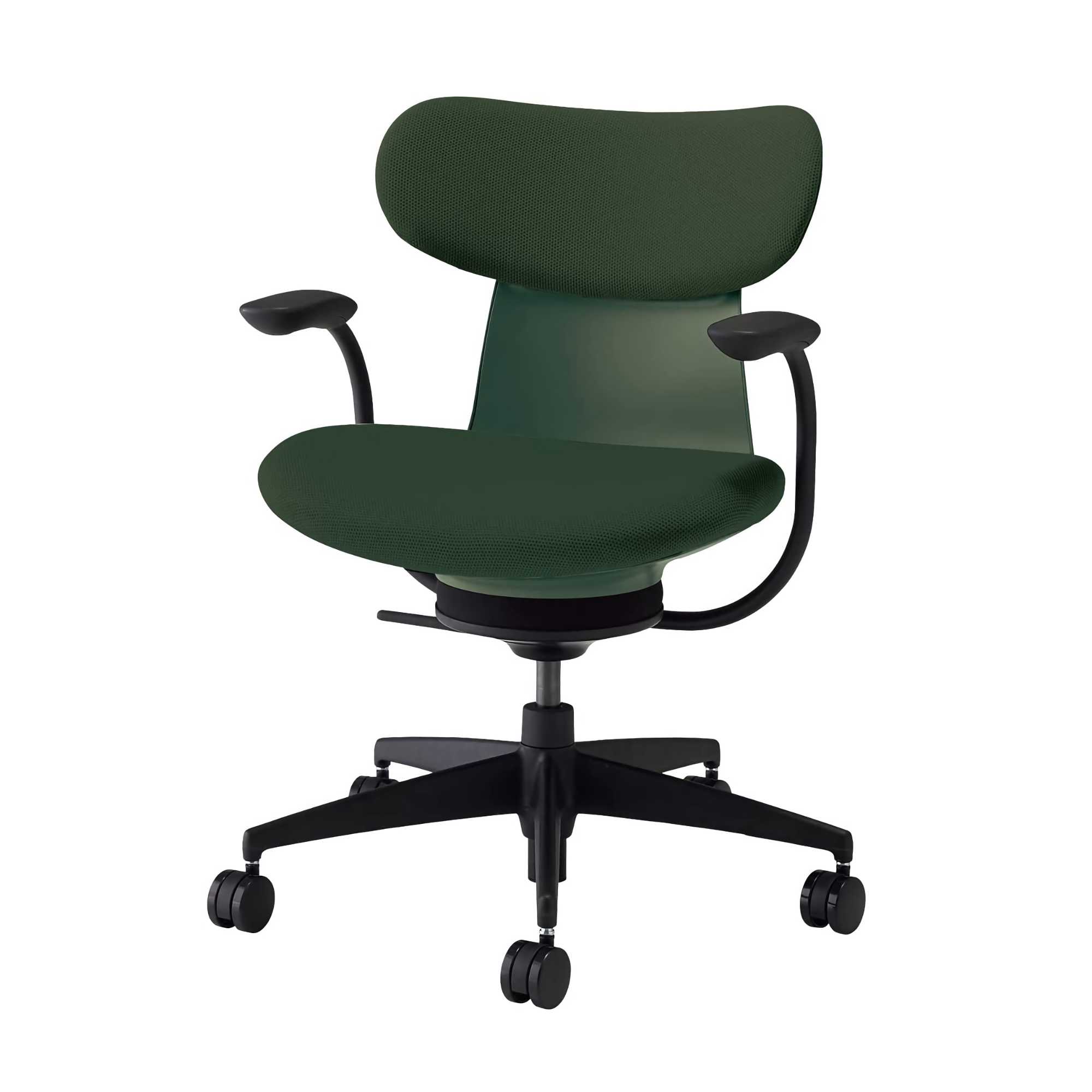 Kokuyo Inglife Office Chair Upholsltery Back with Arm, green