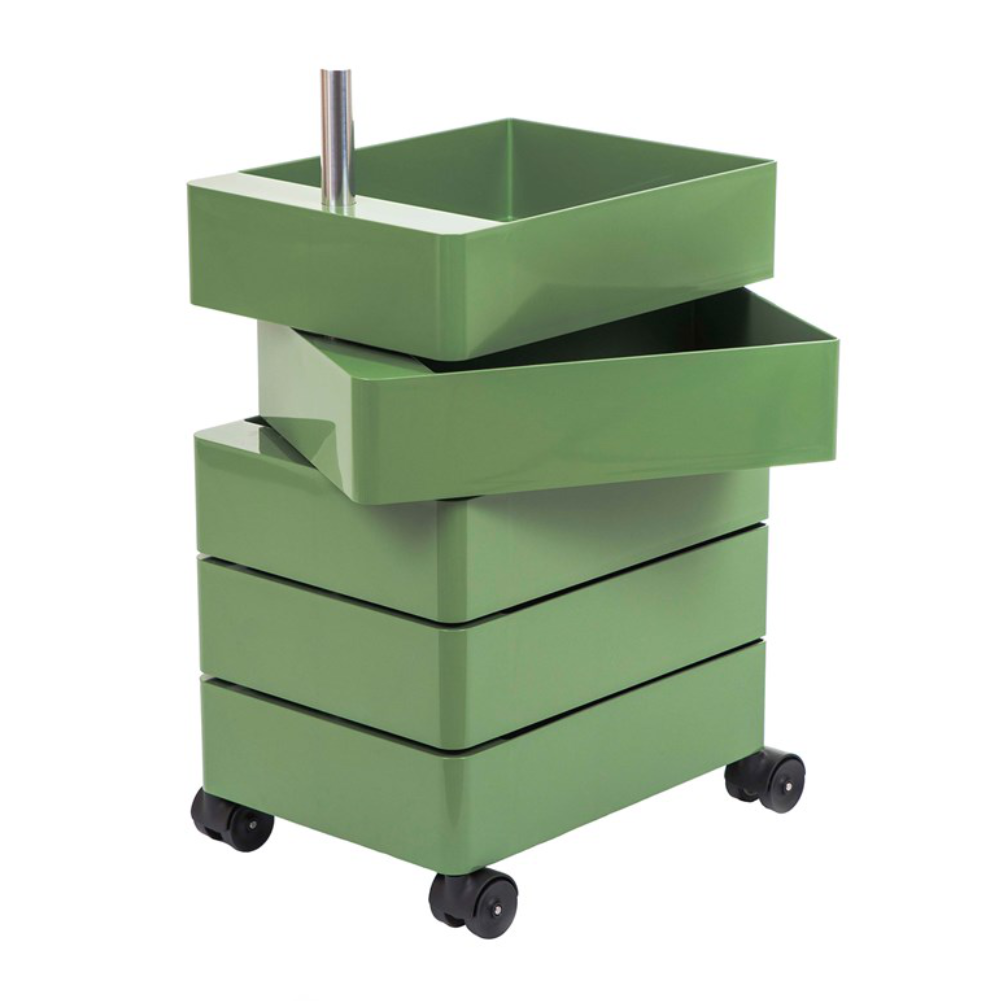 Magis 360° Container by Konstantin Grcic 5 Drawers Green