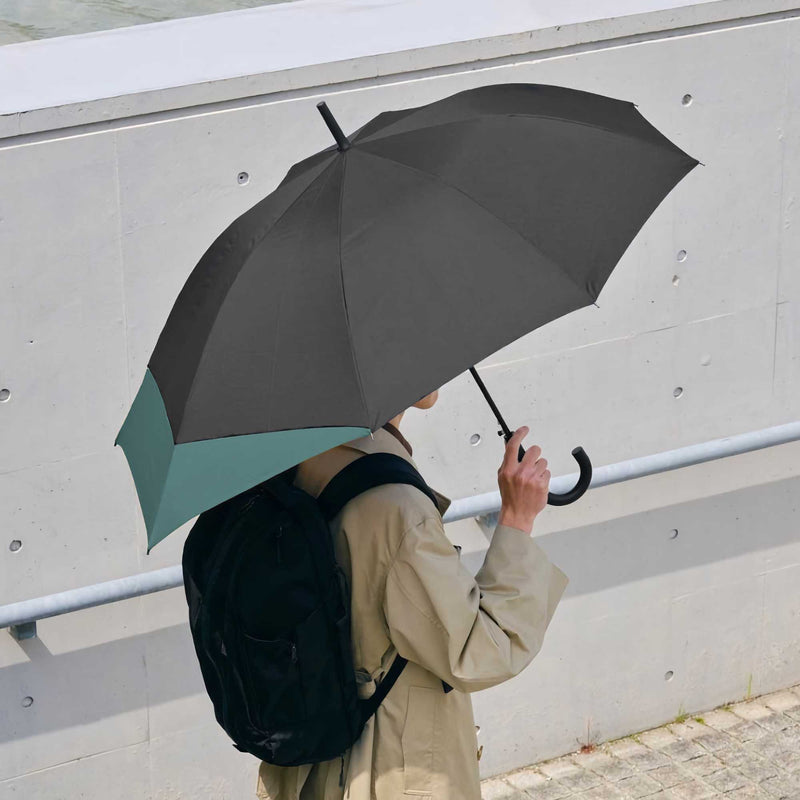 Wpc. Back Protect umbrella, grey/blue